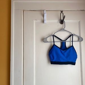 Blue Sports Bra